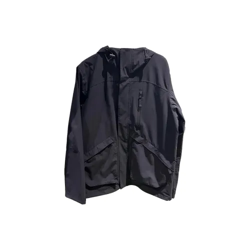 Columbia Hiking Waterproof And Windproof Windbreaker Jacket Men's Black