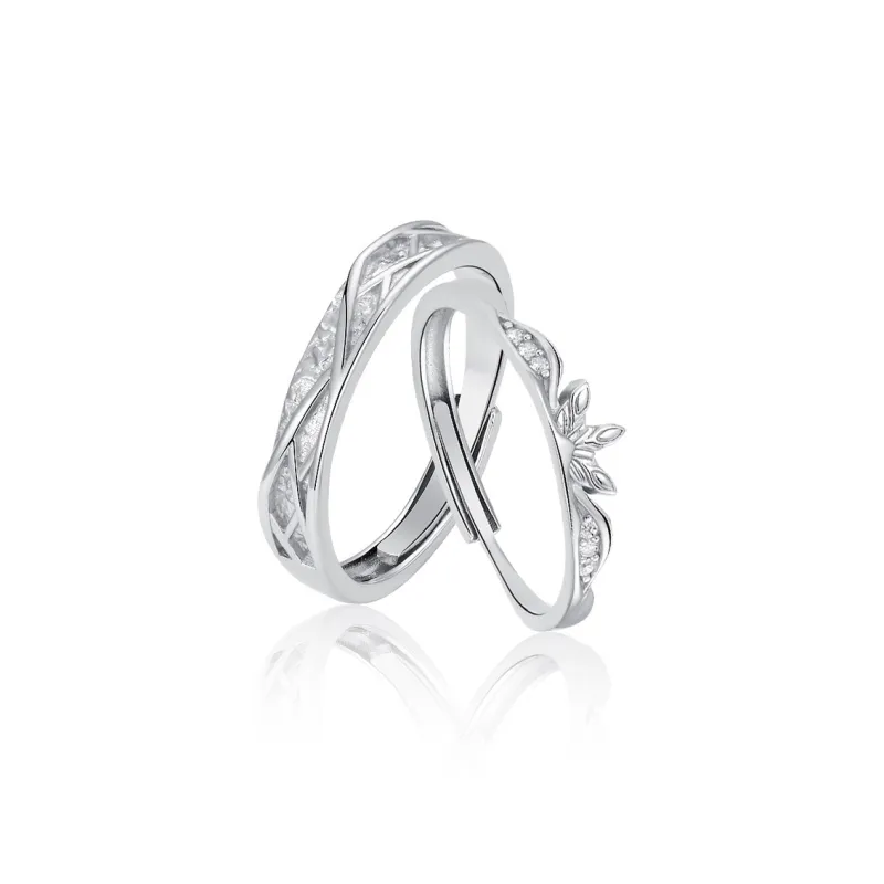 FOREVER MELODY 999 Fine Silver Rings Unisex-0