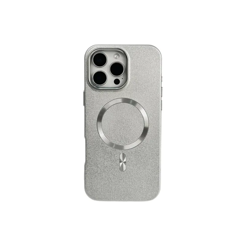 Sopi Leather Material Leather CD Pattern Magnetic Phone Cases Compatible With IPhone 16/15 Pro Max/Apple 13/14 Pro/Max-12
