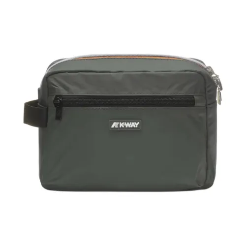 K WAY Nylon Storage Bag Unisex Green