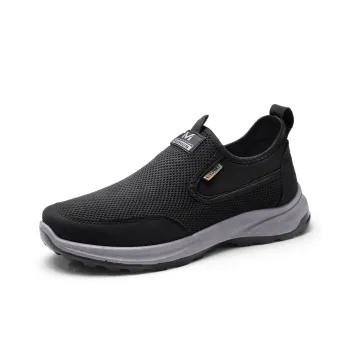 Strongman Men's Casual Shoes Black Gray