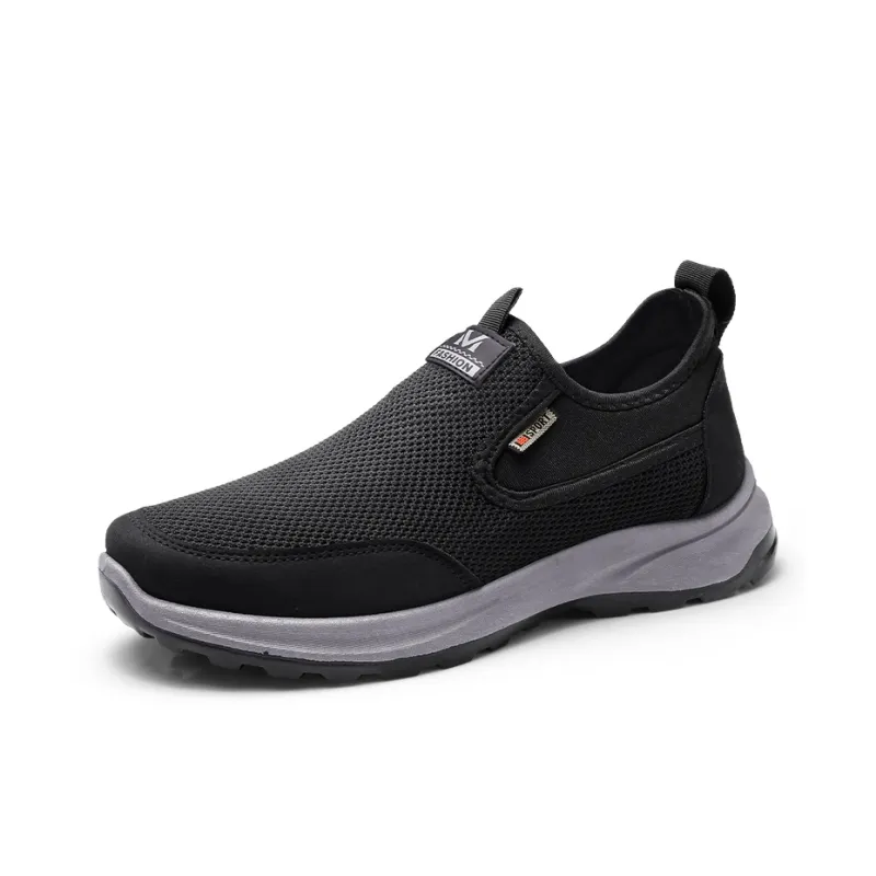 Strongman Men's Casual Shoes Black Gray-0