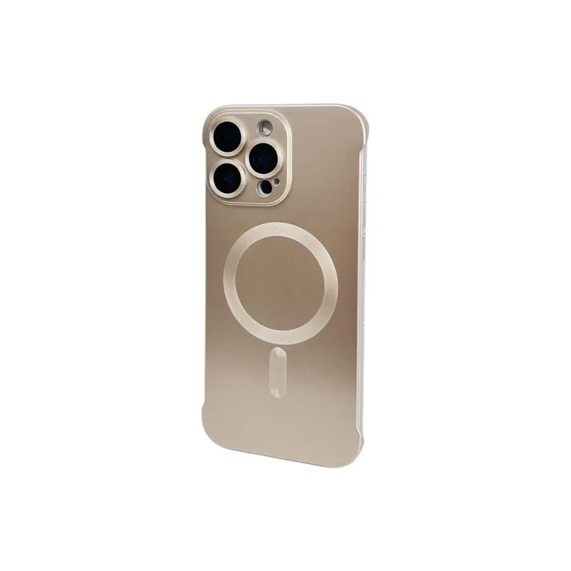 Sopi Acrylic Material Magnetic Bezel less Phone Cases Compatible With IPhone 16/15 Pro Max/Apple 13/14 Pro/Max-23