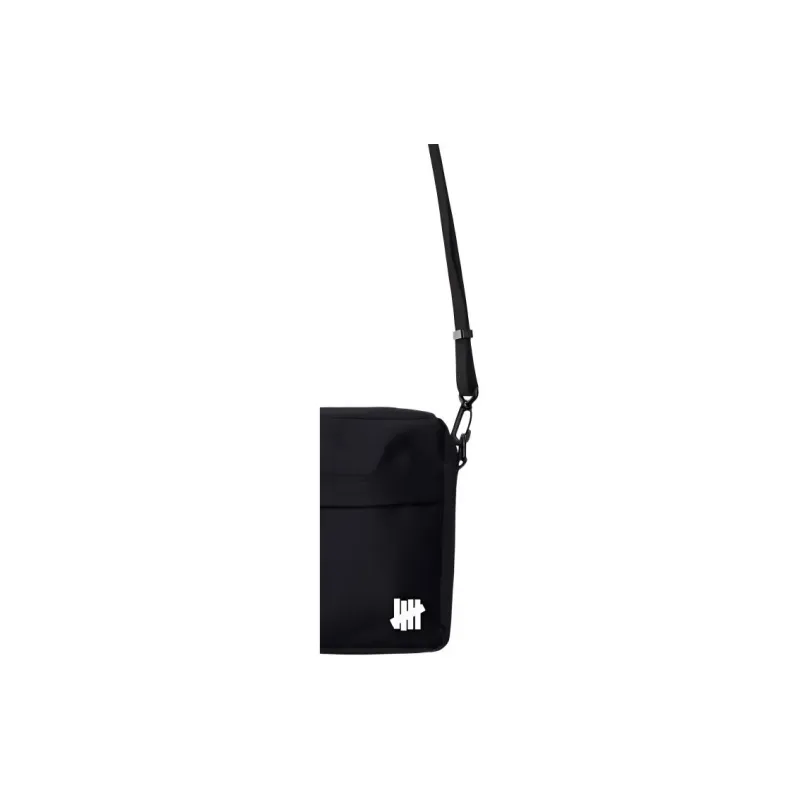 UNDEFEATED PU Coating Messenger Bag Crossbody Bags Regular Unisex Black-2