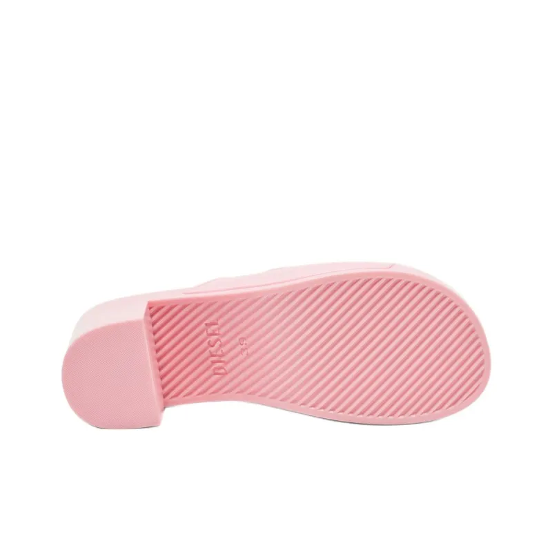 DIESEL Slide Slippers Women's Pink-7