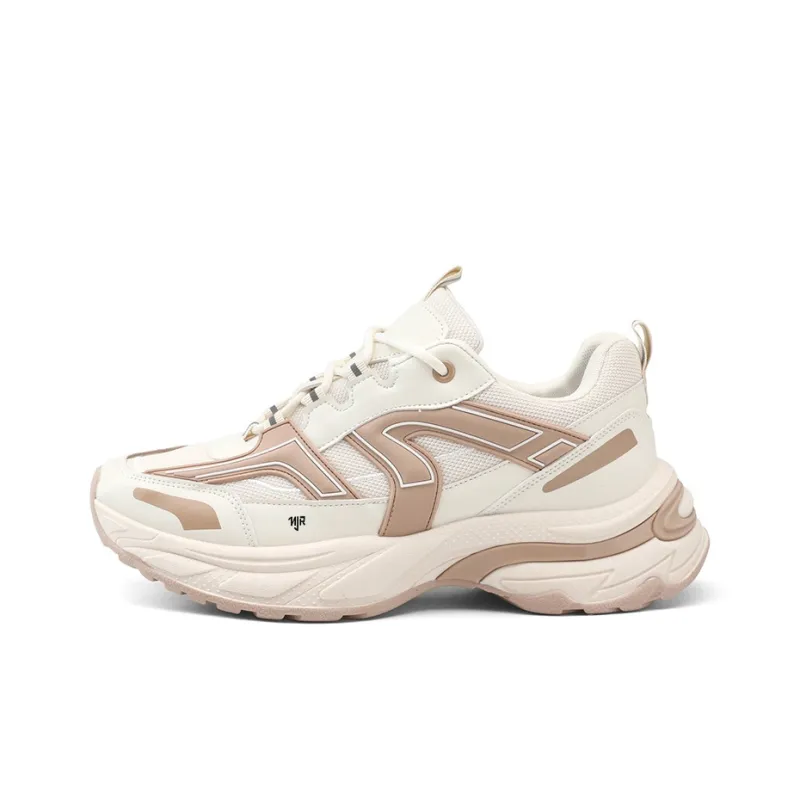 NANJIREN Cushioning Height Increasing Support Abrasion Resistant Slip Resistant Low Top Chunky Sneakers Men's-8