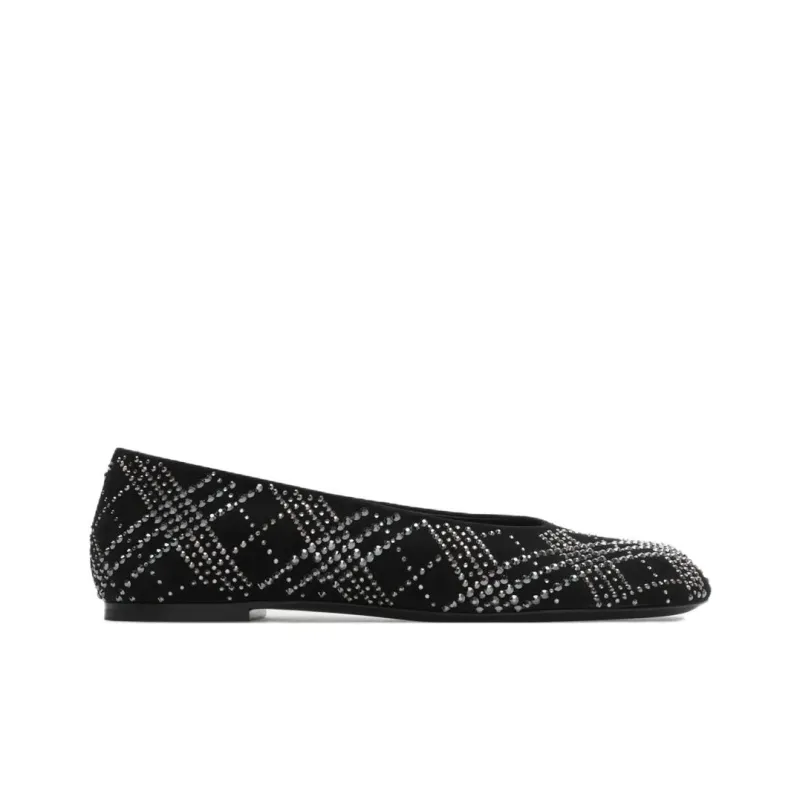 Burberry Baby Casual Single Shoes Women's Black-1