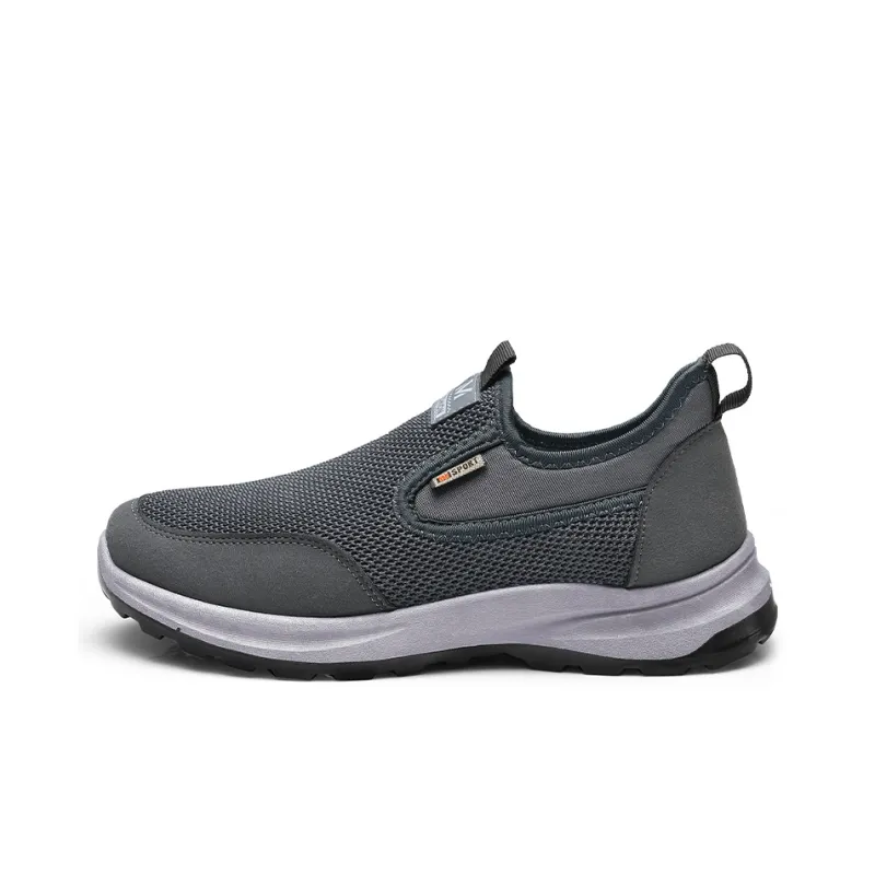 Strongman Men's Casual Shoes Black Gray-6