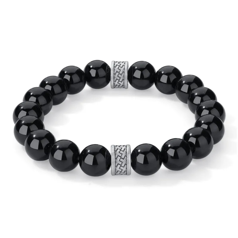ZUOHUO Obsidian Bracelets Men's-0