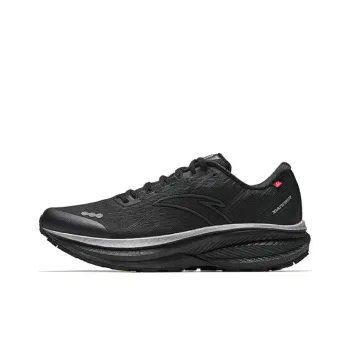 Anta Champion 3rd Gen Cushioning Abrasion Resistant Breathable Low Top Casual Long Distance Running Shoes Men's Black