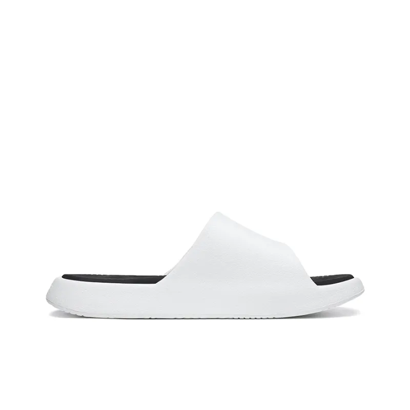 PEAK Attitude 7.0 Slip Resistant Abrasion Resistant Cushioning Slide Slippers Men's White Black-1