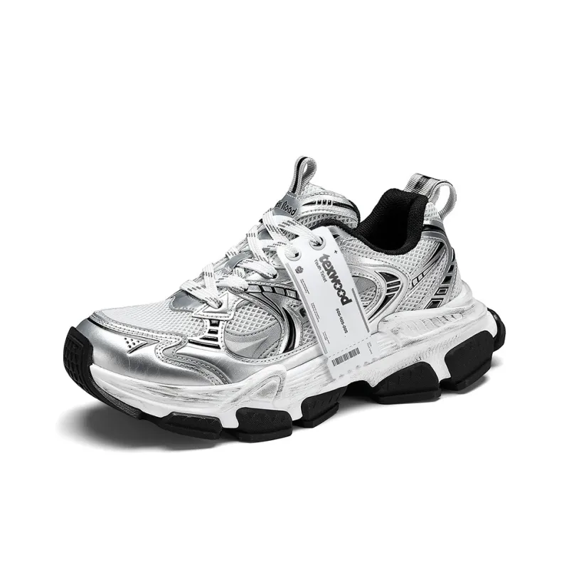 TEXWOOD Cushioning Anti-Slip And Wear-Resistant Coverage Low-Top Chunky Sneakers Men's-2