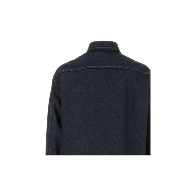 Valentino Buttoned Long Sleeved Denim Shirt-2