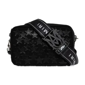 AMIRI Calfskin Crossbody Bag Shoulder Bag Men's Black