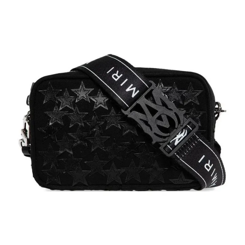 AMIRI Calfskin Crossbody Bag Shoulder Bag Men's Black-0