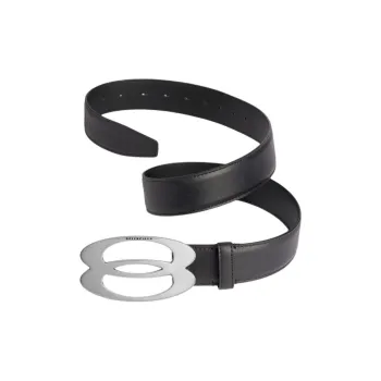 Balenciaga Unity Logo Plaque Belt
