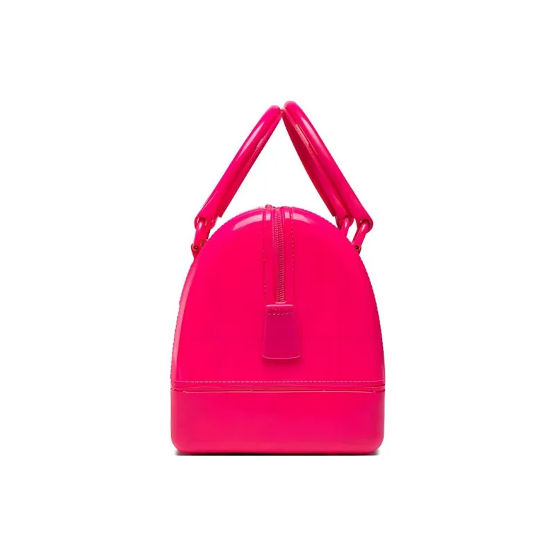 Furla Candy Polyurethane Boston Bag Shoulder Bag Crossbody Bag Handbag Medium Size Women's Pink-3