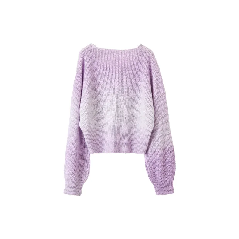 XIANGYING Knitwear Women's Purple-1