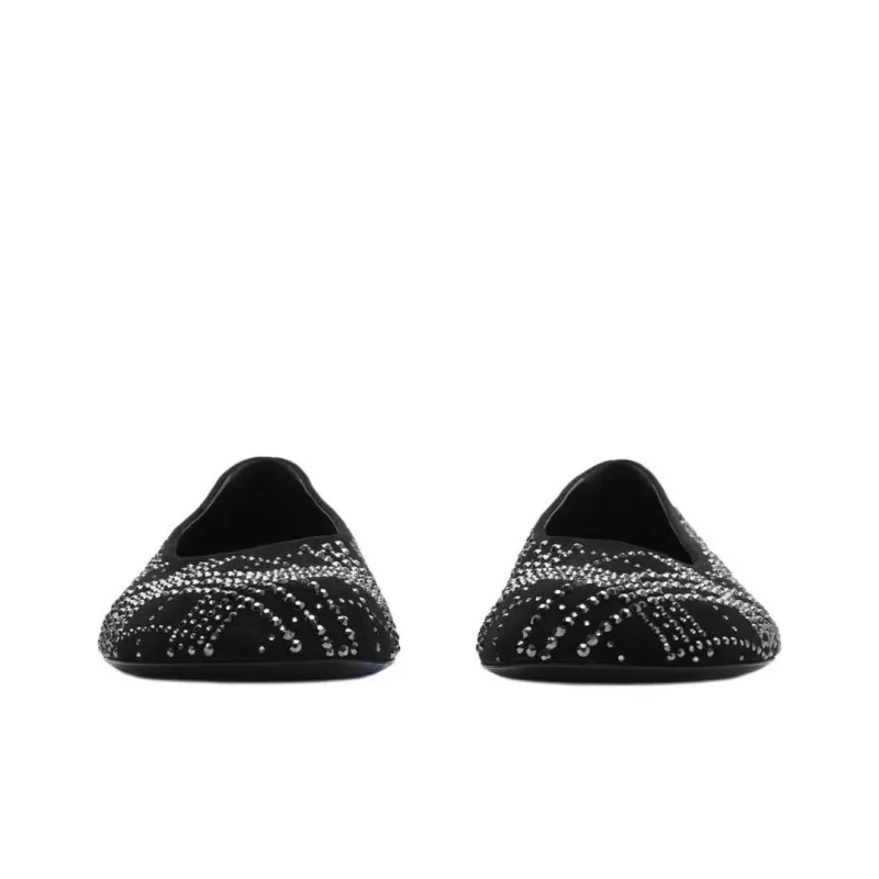 Burberry Baby Casual Single Shoes Women's Black-4