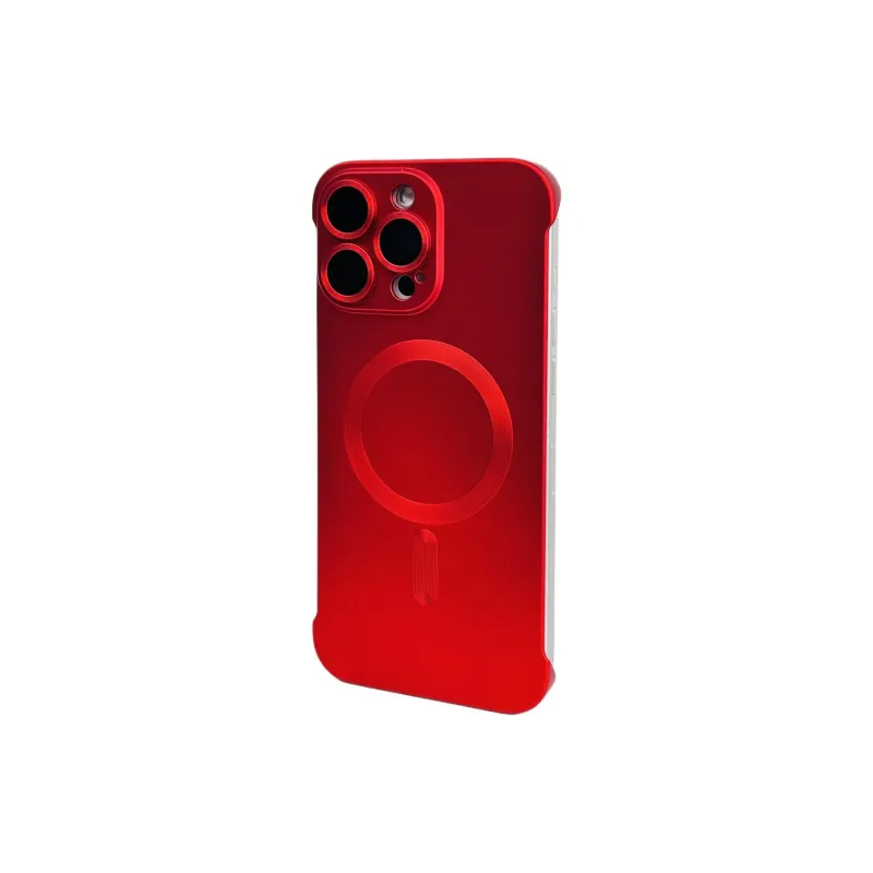 Sopi Acrylic Material Magnetic Bezel less Phone Cases Compatible With IPhone 16/15 Pro Max/Apple 13/14 Pro/Max-32