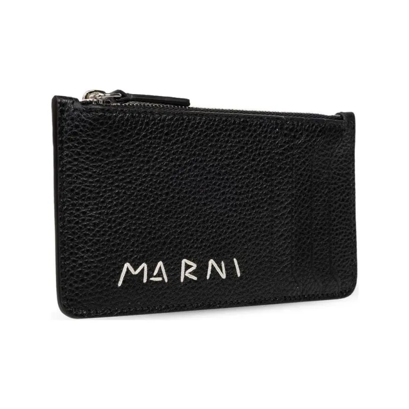 MARNI Logo Detailed Zipped Cardholder-1