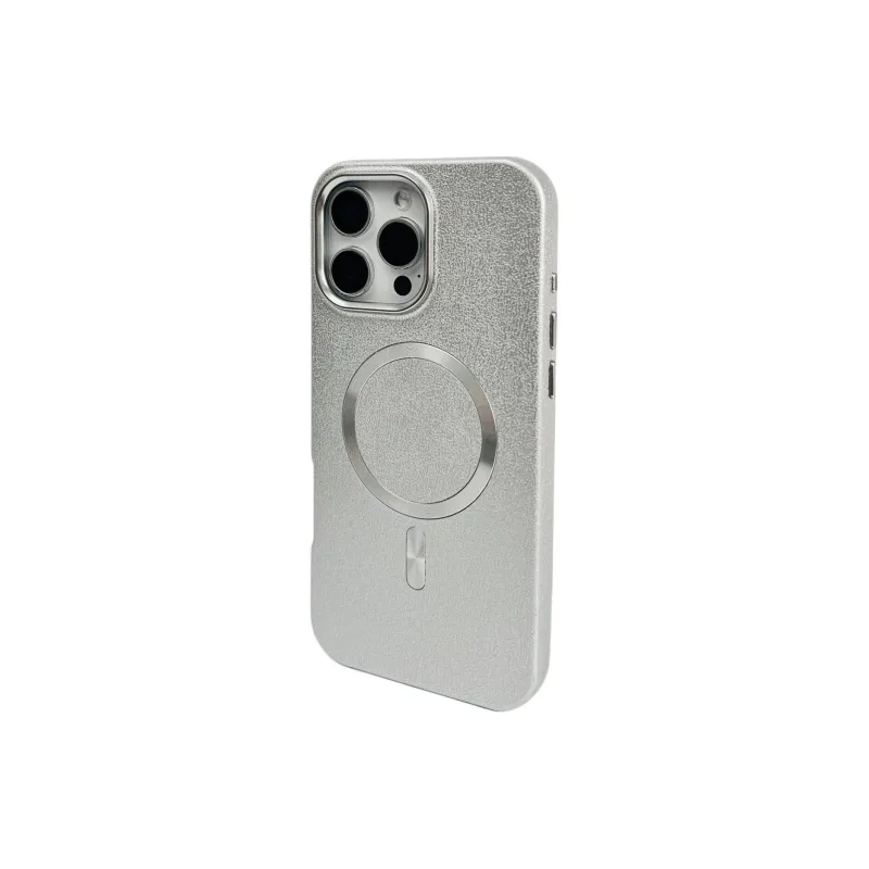 Sopi Leather Material Leather CD Pattern Magnetic Phone Cases Compatible With IPhone 16/15 Pro Max/Apple 13/14 Pro/Max-14