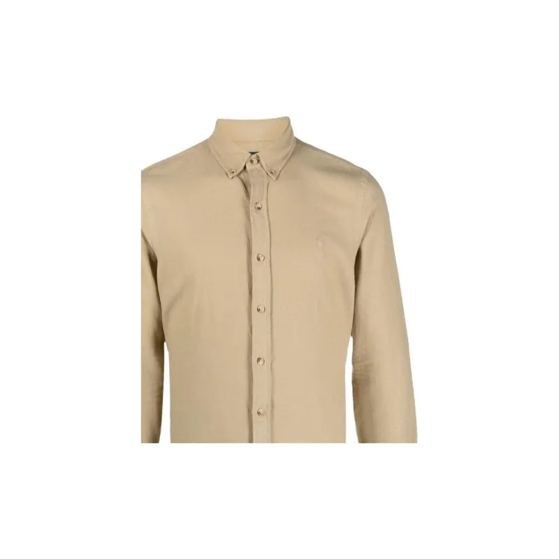 Polo Ralph Lauren Shirts Men Dark Khaki-4