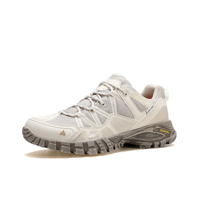 HUMTTO Abrasion Resistant Support Grip Low Top Hiking Shoes Unisex Wind Sand Yellow-1
