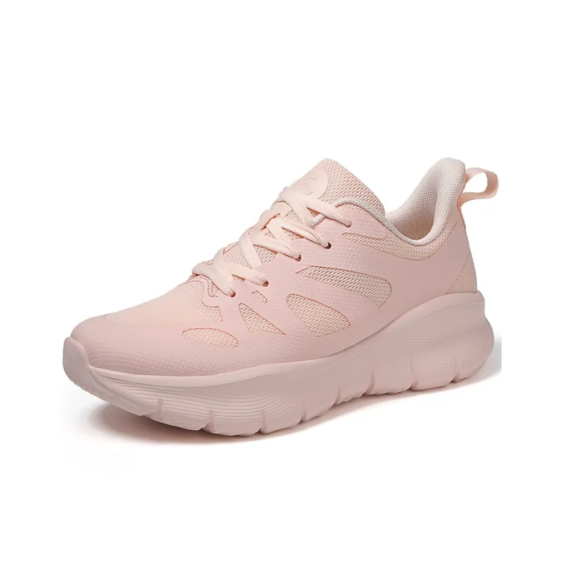 GORNORNIE Anti Slip And Wear Resistant Lightweight Low Top Casual Sprint Running Shoes Women's Pomegranate Pink-1