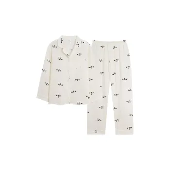 XIAFENYAN Pajama Set Women's Apricot