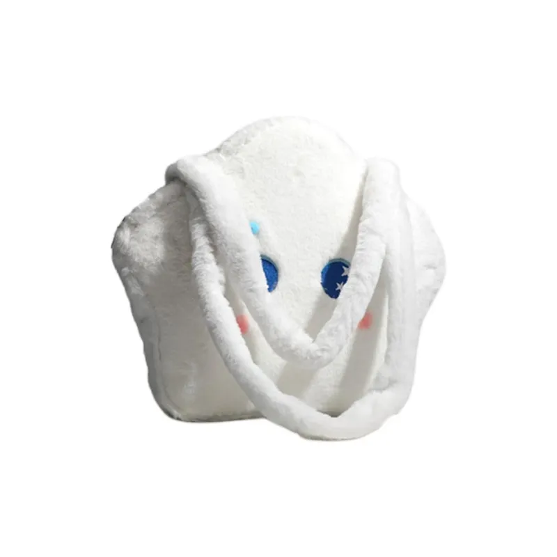 NX DOUGHNUT Plush Shoulder Bag Women's White-2