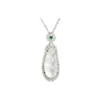 Xifeng Building Chalcedony Jade Necklaces Women's