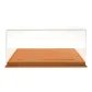 1:18 Brown Leather One-Piece Base Display Case