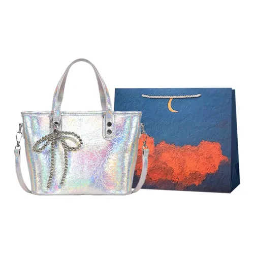 Elsvet PU Crossbody Bag, Shoulder Bag, Handbag Women's Holographic Silver/Silver/Gold/Black