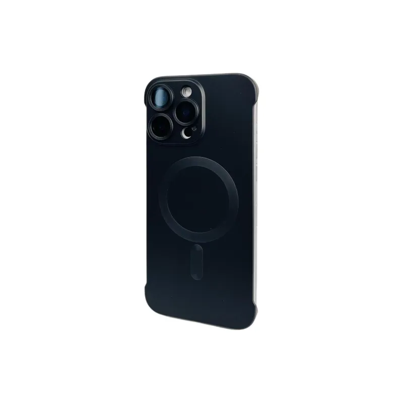 Sopi Acrylic Material Magnetic Bezel less Phone Cases Compatible With IPhone 16/15 Pro Max/Apple 13/14 Pro/Max-17