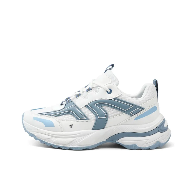 NANJIREN Cushioning Height Increasing Support Abrasion Resistant Slip Resistant Low Top Chunky Sneakers Men's-4
