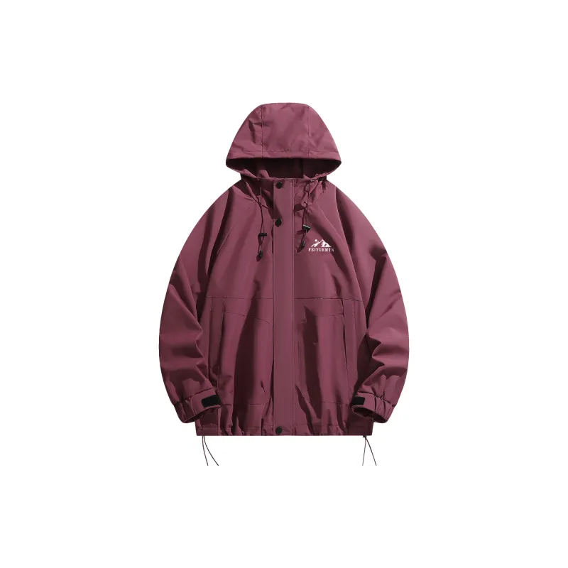 Feiyue Water-Resistant Windproof Warm Water-Repellent Windbreaker Jacket Unisex-3