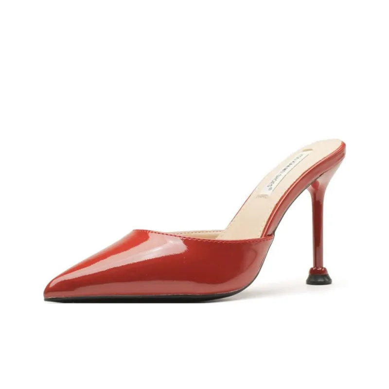 Than Than Me Slim Heel High Heels Women's-8