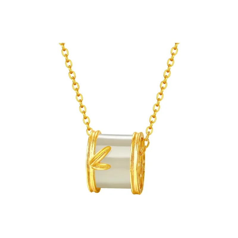 LAOMIAO Pendants Pale Greenish White Jade Women's-0