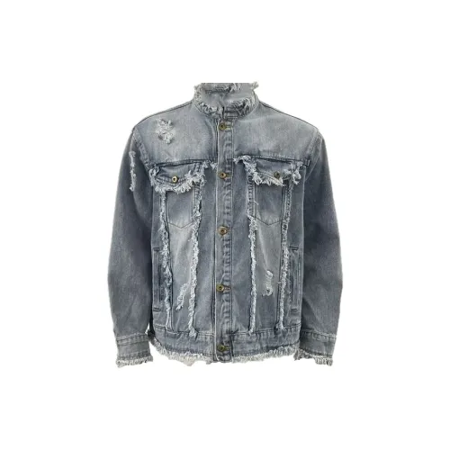 TIMD Denim Jackets Unisex Blue