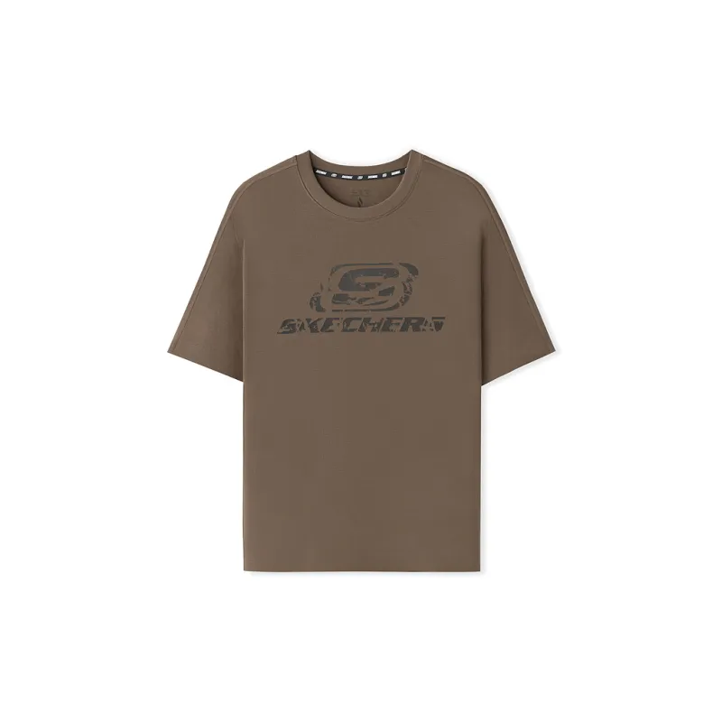 Skechers Sportlife T-Shirt Unisex Pinecone Brown-0