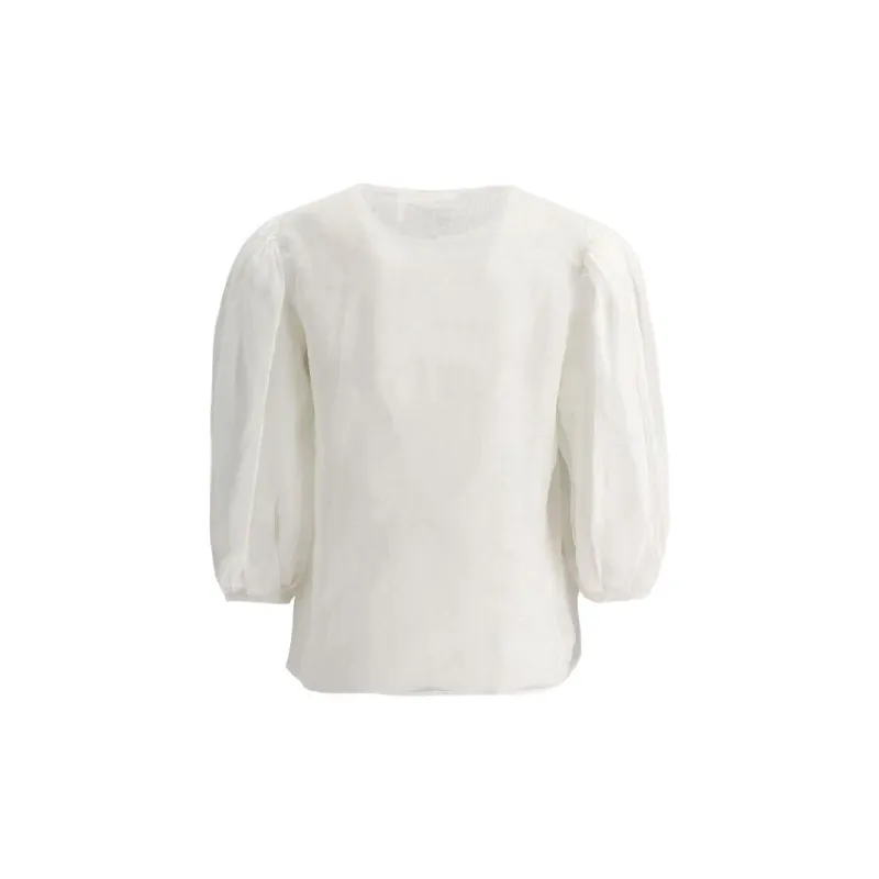 Chloé Puff sleeved Buttoned Blouse-1