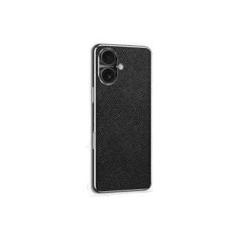 Cuttlefish Grid Leather Material Trendy Brand Cross Pattern Phone Case Compatible With Apple 16 Pro/16 Pro Max/16