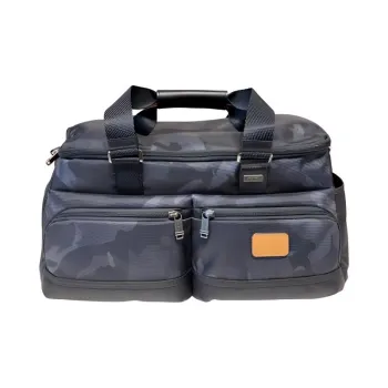 TUMI Elastic Nylon Travel Bag Storage Bag One Shoulder Handbag Men's Camouflage Blue
