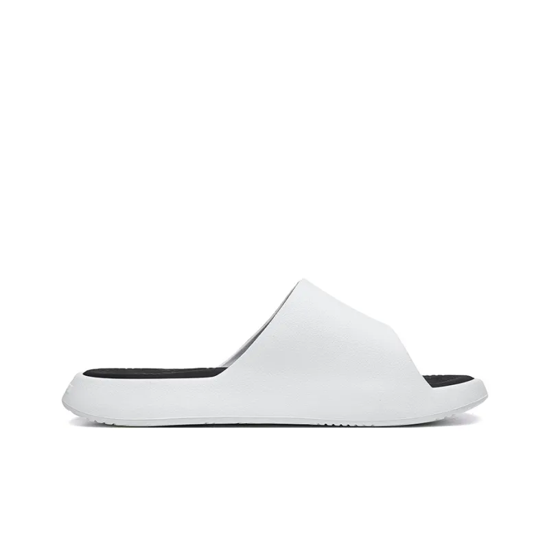 PEAK Attitude 7.0 Slip Resistant Abrasion Resistant Cushioning Slide Slippers Men's White Black-1