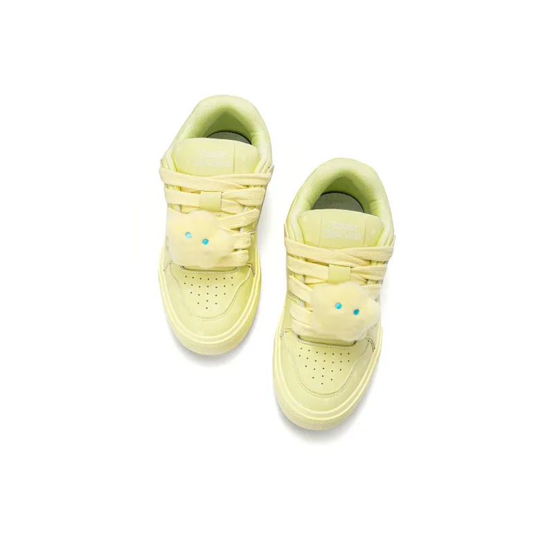 Crayon Shinchan x MINISO Low-Top Skateboard Shoes Unisex Beige Apricot-12