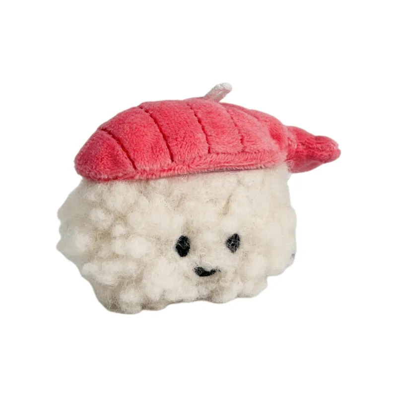 Sopi Compatibility With Apple AirPods 4/2/3/4th Generation/AirPods Pro/Pro 2 Plush Sweet Shrimp Sushi Headphone Cases-2