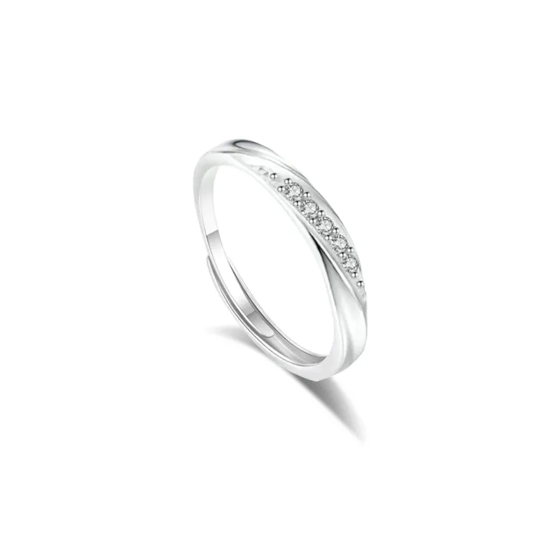 Love Jewelry 999 Fine Silver Rings Unisex-1