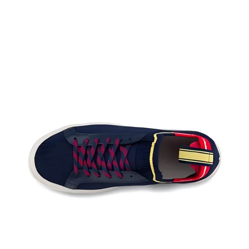 LACOSTE Low Top Skateboard Shoes Women's Blue-3