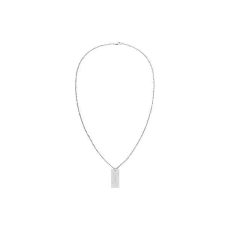 CALVIN KLEIN Stainless Steel Necklaces Men's Silver-1